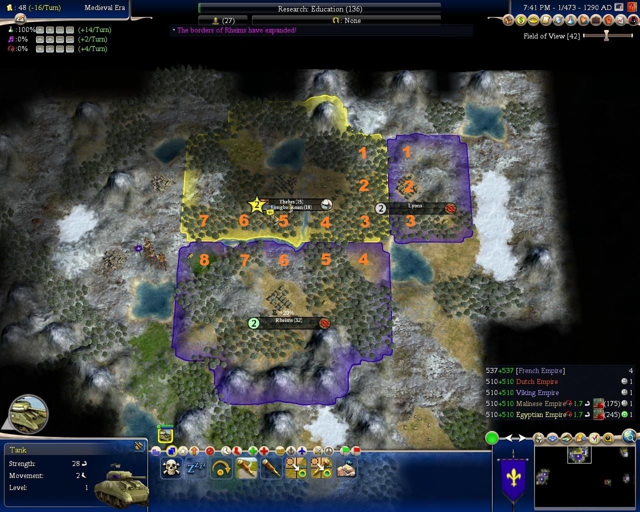 Game Mechanics - Beyond The Sword 3.19 | CivFanatics Forums